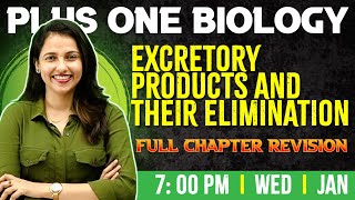 Plus One Biology  Excretory Products and Their Elimination  Chapter 16  Full Chapter Exam Winner [upl. by Denton782]