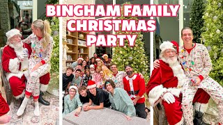 🥳 HUGE BINGHAM FAMILY CHRISTMAS PARTY 🎅🏻 SANTA SURPRISE NIGHT BEFORE CHRISTMAS EVE Ext Version [upl. by Suoivatram]