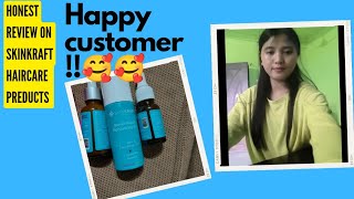 Review on Skinkraft Hair care Products honestreview review skinkraft haircare happycustomer [upl. by Eslek602]