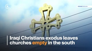 Iraqi Christians exodus leaves churches empty in the south [upl. by Parks443]