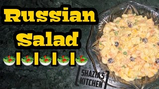 Russian Salad 🥗 salad recipe by shazias kitchen [upl. by Starling662]