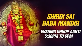 Sai Baba Aarti  Sunset 530 pm Live feel Prayer Sai Aarti by Shirdi Mandir Pujari Pramod Medhi [upl. by Eilrak]