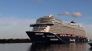 Mein Schiff 7  Auslaufen aus Warnemünde am 12092024 [upl. by Grew]