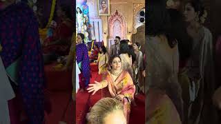 Kajol Celebrates Durga Puja  Festive Spirit amp Devotion kajol bollywood [upl. by Hendon701]