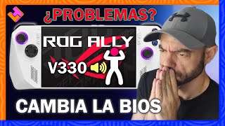 🔶ASUS ROG ALLY  cambia la BIOS si te molesta la 330 rogally asusrogally rendimiento bios [upl. by Seuguh995]