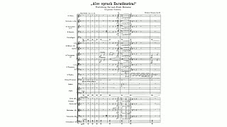 Richard Strauss  Also Sprach Zarathustra Score [upl. by Caffrey]