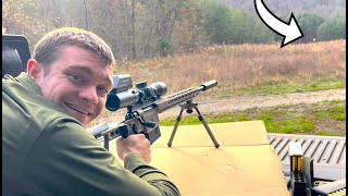 Shooting my 300 Win Mag Sniper Can we hit [upl. by Nylrac]