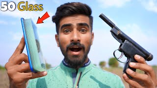 Can 50 Tempered Glass Stop Bullet  क्या बन्दुक की गोली रुकेगी  Shocking Result [upl. by Shererd]