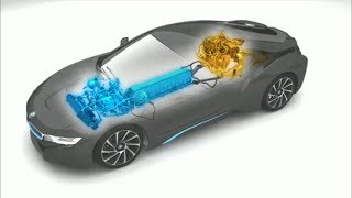 BMW i8 hybrid system in detail [upl. by Croix101]