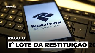 IR Receita paga o 1º lote da restituição 2024 veja como consultar [upl. by Nnylatsyrc]