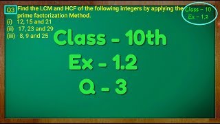 Class  10th Ex  12 Q 3 Real Numbers NCERT CBSE [upl. by Sup]