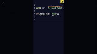 lastIndexOf  String  JavaScript  Learn in Tamil LiT [upl. by Faina368]