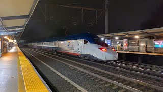 Amtrak New Acela 21 Alstom Avelia Liberty Stop amp Go  Princeton Junction 12624 [upl. by Zephaniah]