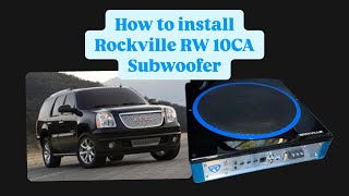 Rockville RW 10CA Subwoofer for 2013 Yukon [upl. by Ellyn496]