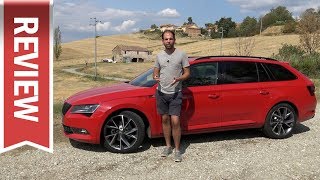 Wie viel Sport steckt im Skoda Superb SportLine 20 TDI 4x4 190 PS Fahrbericht amp Test [upl. by Mines]