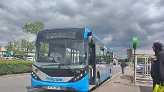 First Ensignbus 706 YY18 THN on the 66 Grays Bus Stn  Tilbury ASDA [upl. by Renato]