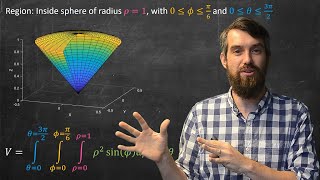 Integration in Spherical Coordinates [upl. by Irej]