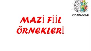 ARAPÇA MAZİ FİİL ÖRNEKLERİ [upl. by Yekim]