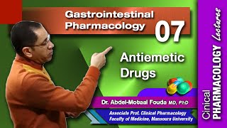 GIT Pharmacology  Lec 07  Antiemetic Drugs [upl. by Urba401]