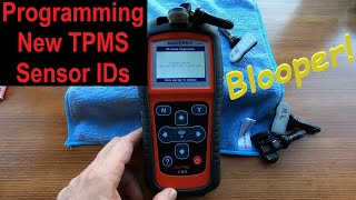 Programming TPMS Sensor IDs  Autel TS501  Man About Home [upl. by Syah23]