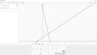 Comment résoudre un système de deux équations à deux inconnues méthode graphique [upl. by Bridges]