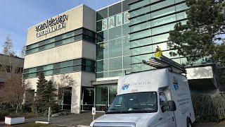 Commercial building washing near Seattle WA  Lynnwood Alderwood Areas Video1 [upl. by Liebermann]