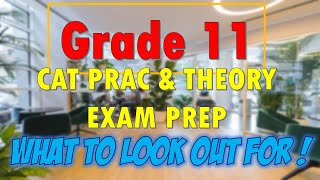 GRADE 11 EXAM PREP  PRAC amp THEORY  2024 [upl. by Haya]