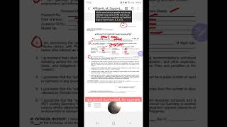 How to fill out the Affidavit of Support and Guarantee form w eng sub [upl. by Najed]