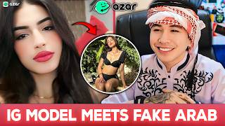 ARAB DADDY Met A Hot Instagram Model on Azar  She Wants To Meet Up IRL EDIT RIZZ [upl. by Ynned423]