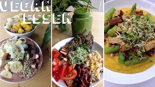 Was ich an einem Tag esse 1 • VEGAN vegancouple [upl. by Nolrev]