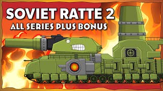 Soviet Ratte Tank  2nd season all series plus Bonus [upl. by Yelrahs]