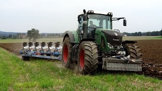 Pflügen  Fendt 930 Vario amp 8 Schar Lemken Pflug [upl. by Bebe]