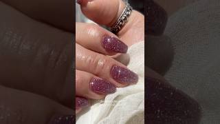 어두운 장미 반사 글리터🥀♥️ 글리터네일 발레리나쉐입 반사글리터 네일아트 nails 네일디자인 nailart [upl. by Thilda]