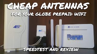 Cheap Antennas For Your Globe At Home Prepaid WiFi Speedtest and Review [upl. by Nairot]