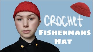 How to Crochet a Fishermans Hat  short beanie  watchmans cap  Corduroykidd [upl. by Kutchins]