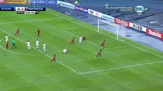 Indonesia vs Iran U16 20 Full Highlights English Commentary  AFC Cup U16 2018 Grup C [upl. by Narib404]