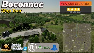 Boconnoc  Map Tour  Farming Simulator 22 [upl. by Dennard]