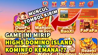 ADA TOMBOL KIRIM GAME INI SAINGAN HIGGS DOMINO ISLAND KOMINFO KEMANA  UANG JUGA BERPUTAR DISINI [upl. by Puri887]