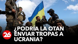 ¿Podría la OTAN enviar tropas a Ucrania  26Global [upl. by Chelsae]