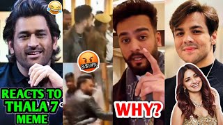 WTF Elvish Yadav SLAPPED this guy PUBLICLY…WHY🤬 MS Dhoni Thala 7 Meme Ashish Lakshay Manoj Dey [upl. by Maxy]