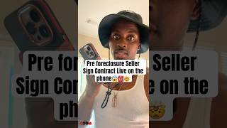 Pre Foreclosure Seller Sign Contract Live 🤯🔏realestateinvesting foreclosure coldcalling sales [upl. by Alma]