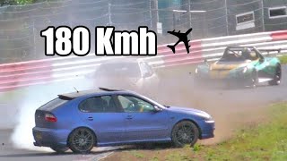 NÜRBURGRING FAIL amp WIN Compilation  EPIC FAILS Nordschleife Nurburgring [upl. by Atterrol]