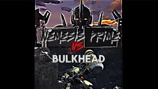 Nemesis Prime Tfp Vs Bulkhead Tfp  Tf Debates [upl. by Tanah]