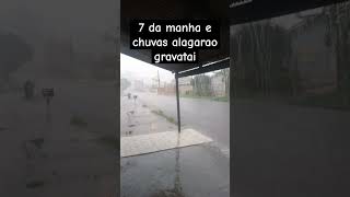 Chuva que caiu em poucos minutis alagou as rua de gravatai porq dos eucaliptos [upl. by Coop]