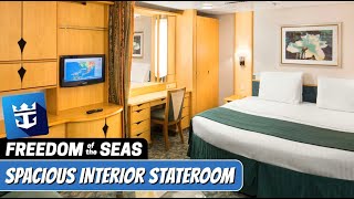 Freedom of the Seas  Spacious Interior Stateroom  Full Walkthrough Tour amp Review  4K  2024 [upl. by Mali461]