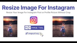 Resize Image for Instagram without Cropping [upl. by Aroda]