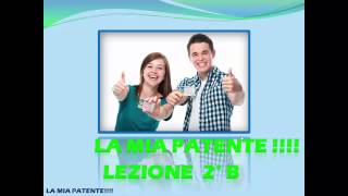 la mia patente lezione 2 b piccolo estratto [upl. by Westfall991]