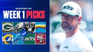 NFL Predictions and Best Bets For EVERY Week 1 Game Rams vs Lions Jets vs 49ers  MORE [upl. by Mela]