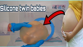 Shes in Labor Womb Birth of Twin Reborn silicone babies Reborn videos [upl. by Atidnan]