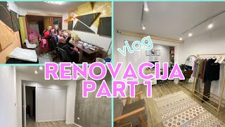 RENOVACIJA PROSTORA  PART 1 ILDA HUMIC [upl. by Yatnohs211]